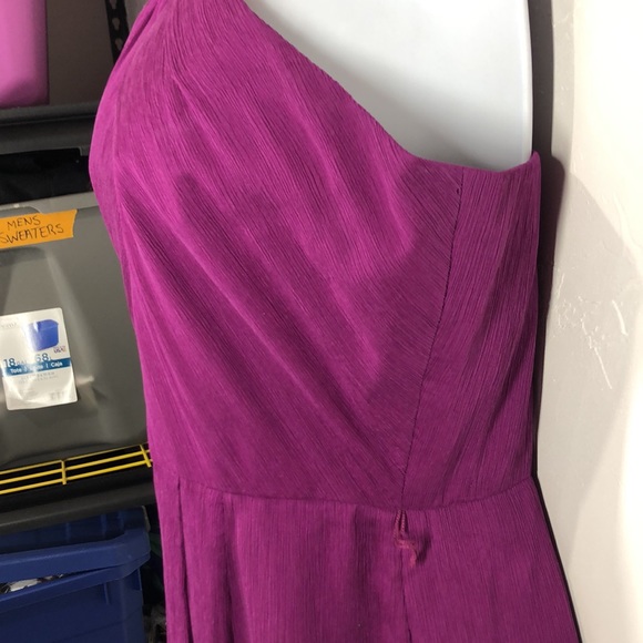 J.Crew purple long silk gown size 4 - Picture 5 of 11
